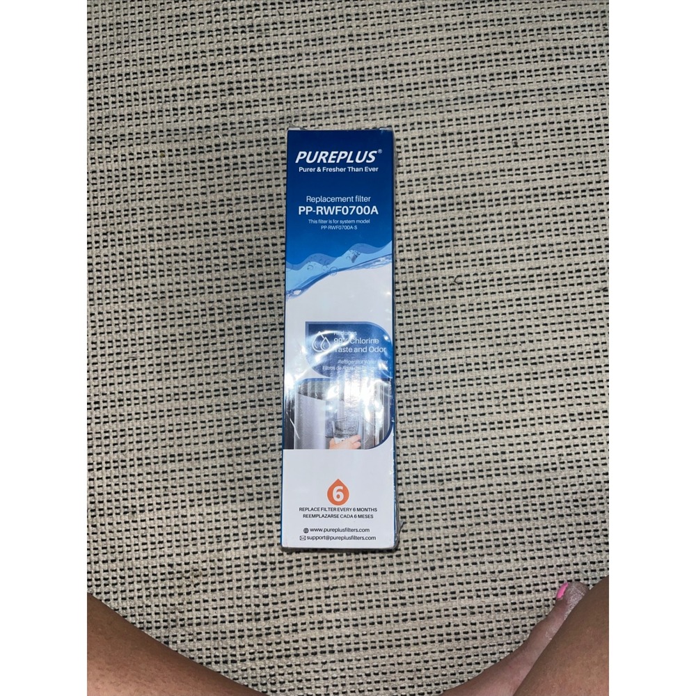 PurePlus PP-RWF0700A Refrigerator Replacement Water Filter NSF Certified‎ Blue